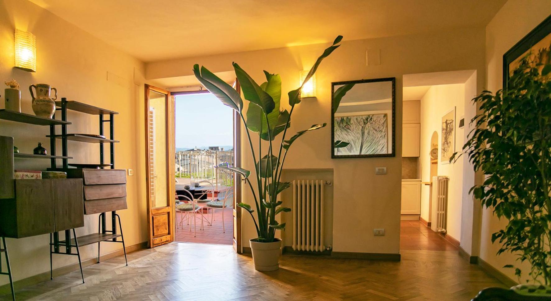 Appartamento Le Palme Con Terrazze In Centro San Gimignano Zewnętrze zdjęcie